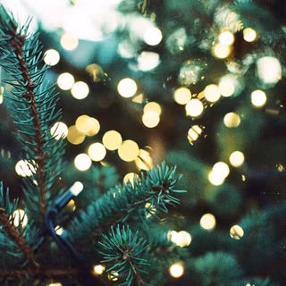 Blurred Christmas wallpaper