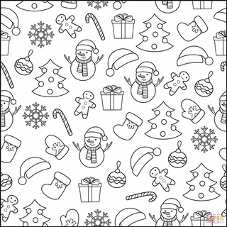Christmas coloring pages wallpaper