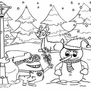 Christmas coloring pages wallpaper