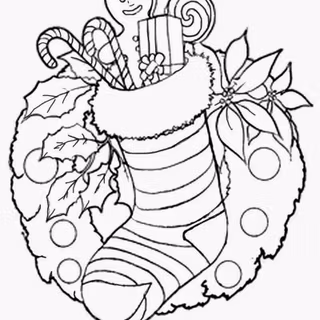 Christmas coloring pages wallpaper