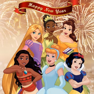 Princess Happy New Year wallpaper