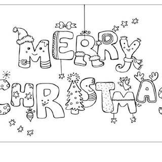 Christmas coloring pages wallpaper