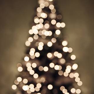 Blurred Christmas wallpaper
