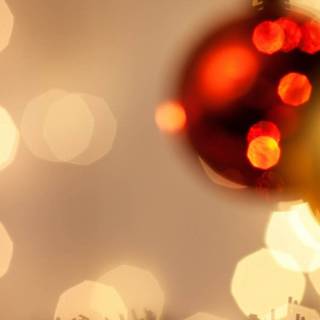 Blurred Christmas wallpaper