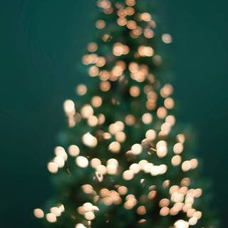 Blurred Christmas wallpaper