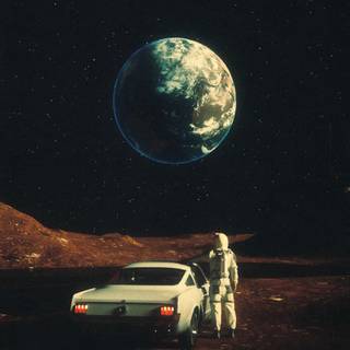 Space cars wallpaper