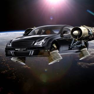Space cars wallpaper