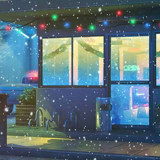 Lofi winter iPhone wallpaper
