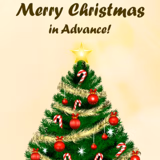 Advance Merry Christmas wallpaper