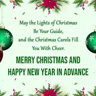 Advance Happy Christmas wallpaper