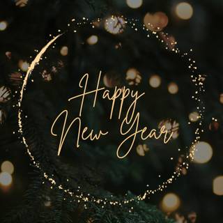 New Year design wallpaper