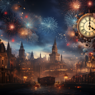 New Year design wallpaper