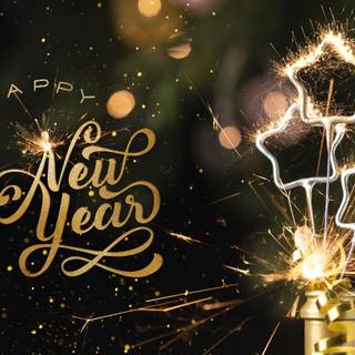 New Year design wallpaper