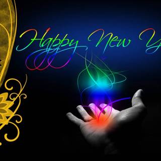 New Year design wallpaper