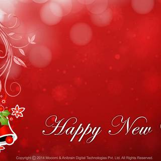 New Year design wallpaper