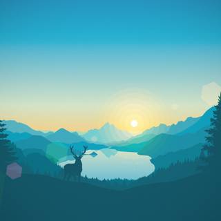 Blue firewatch wallpaper