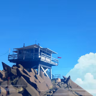 Blue firewatch wallpaper