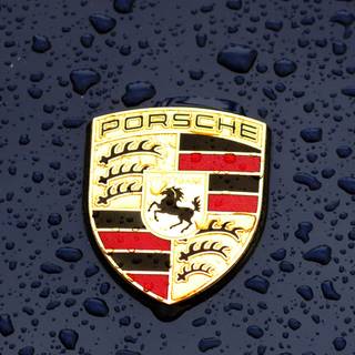 Porsche logo 4k wallpaper