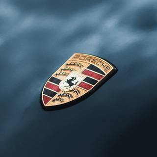 Porsche logo 4k wallpaper