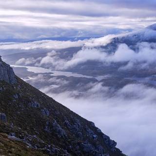 Mountain view 4k wallpaper