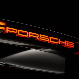 Porsche logo 4k wallpaper
