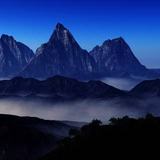 Mountain view 4k wallpaper