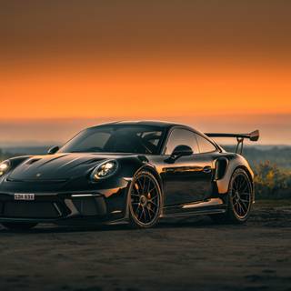 Porsche logo 4k wallpaper