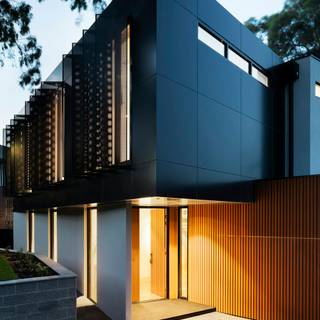 Futuristic house wallpaper