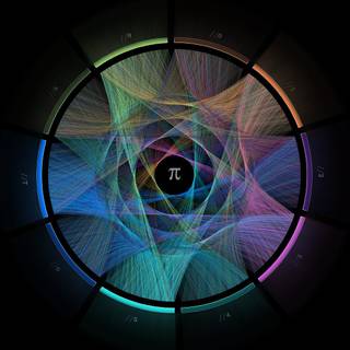 Pi math wallpaper