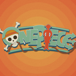 One Piece logo 4k wallpaper