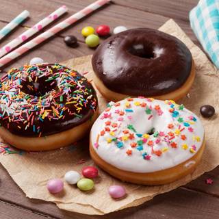 Donuts 4k wallpaper