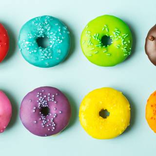 Donuts 4k wallpaper