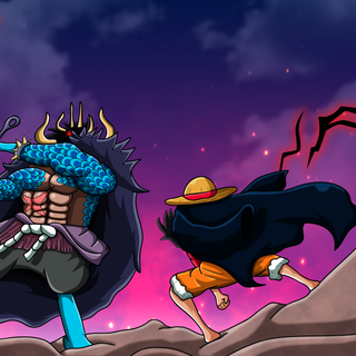 One Piece logo 4k wallpaper