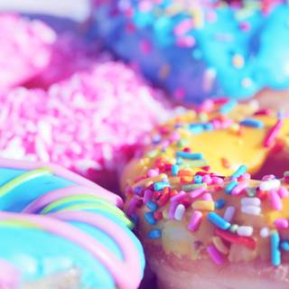 Donuts 4k wallpaper