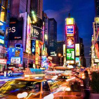NYC night 4k wallpaper