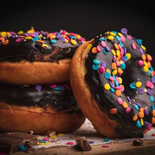 Donuts 4k wallpaper