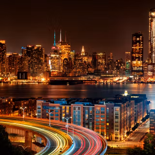NYC night 4k wallpaper