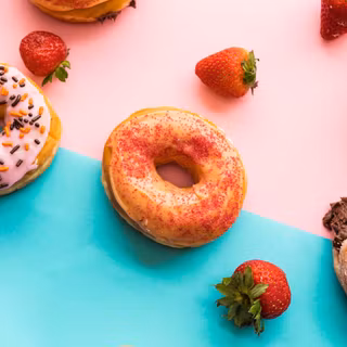 Donuts 4k wallpaper