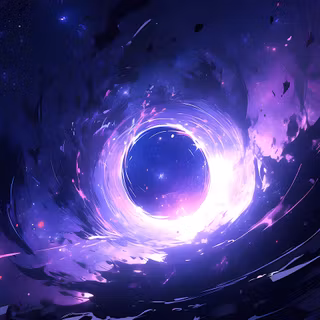 Violet space wallpaper