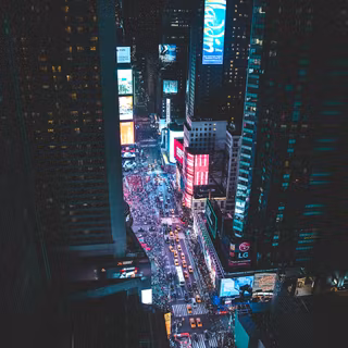 New York night iPhone wallpaper