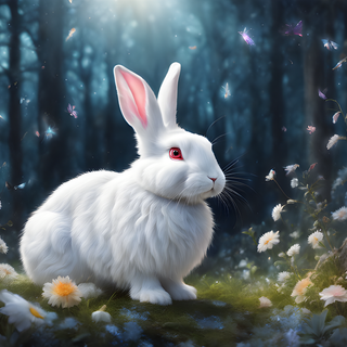 4k rabbit wallpaper