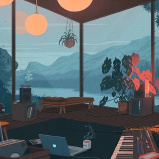 4k lofi aesthetic wallpaper