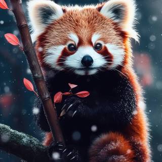 Panda cute 4k wallpaper
