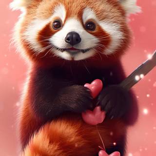 Panda cute 4k wallpaper