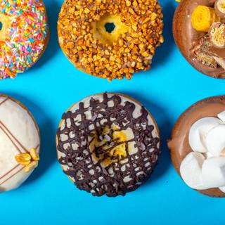 Donuts 4k wallpaper