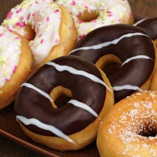 Donuts 4k wallpaper