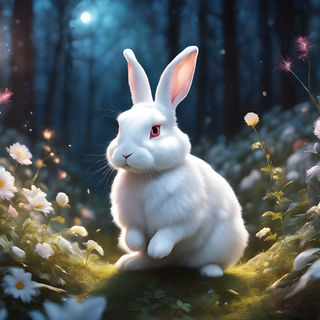 4k rabbit wallpaper