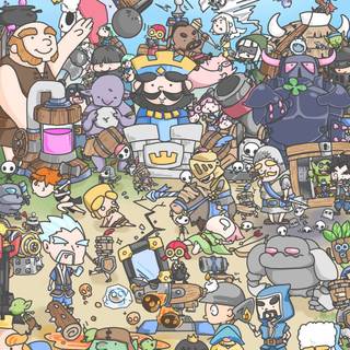 Clash Royale phone wallpaper