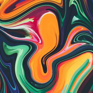 iPhone paint wallpaper
