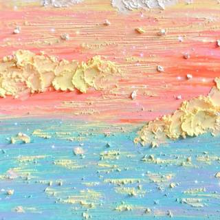 iPhone paint wallpaper